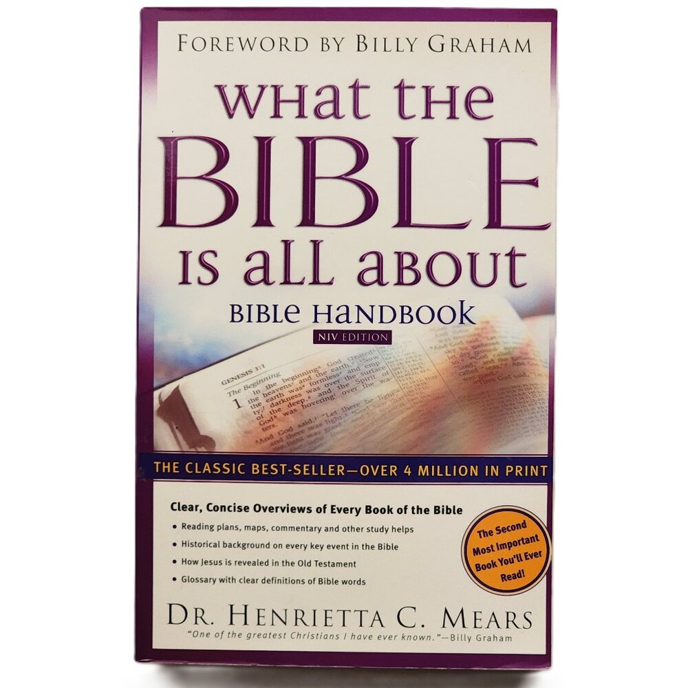 What the Bible Is All about Bible Handbook NIV Edition by Henrietta C. Mears NEW